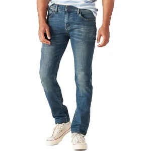 110 Mens Faded Cotton Stretch Slim Jeans