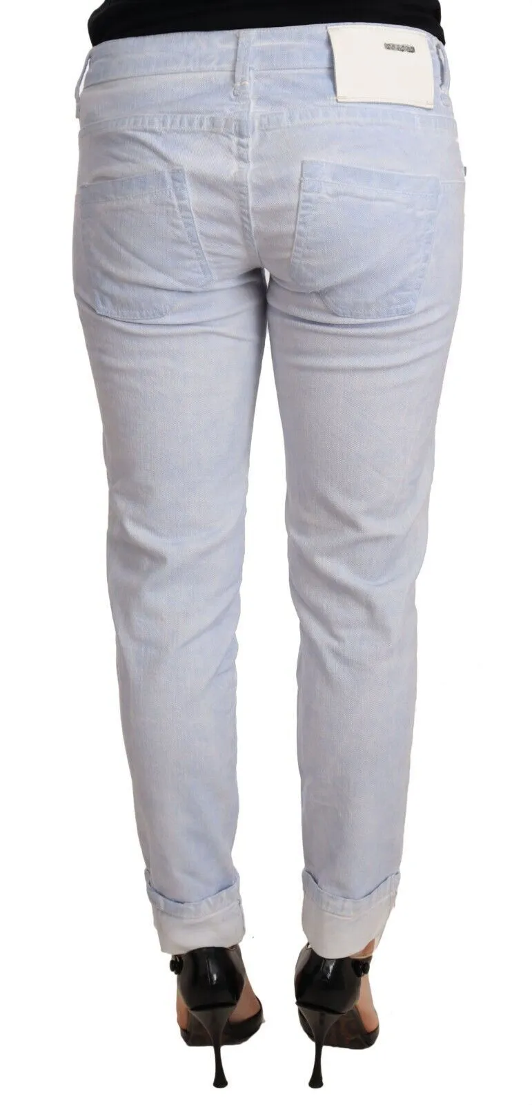 Acht  Cotton Folded Hem  Skinny Women Trouser Women's Jeans