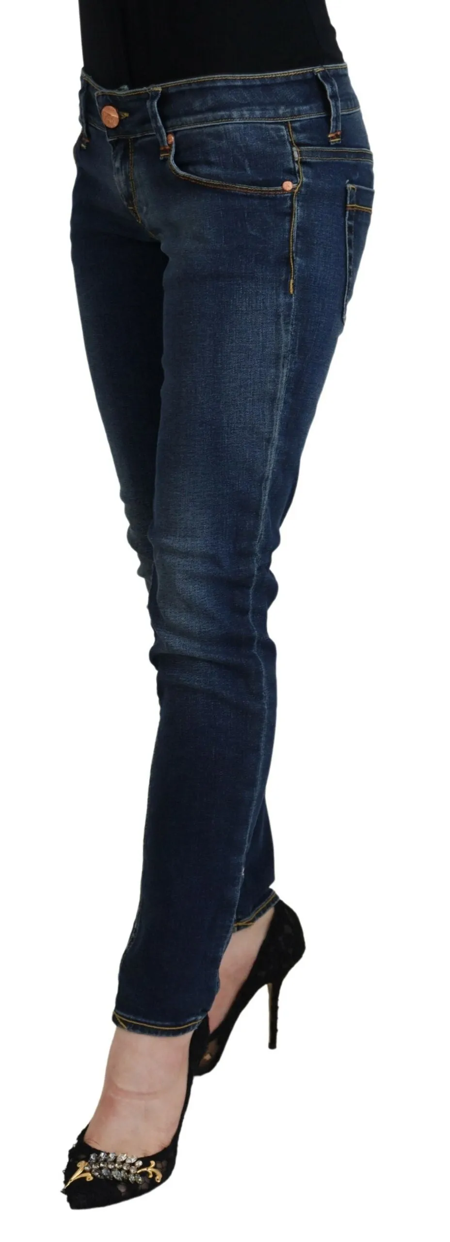 Acht  Cotton Low Waist Skinny Women Casual Women's Jeans