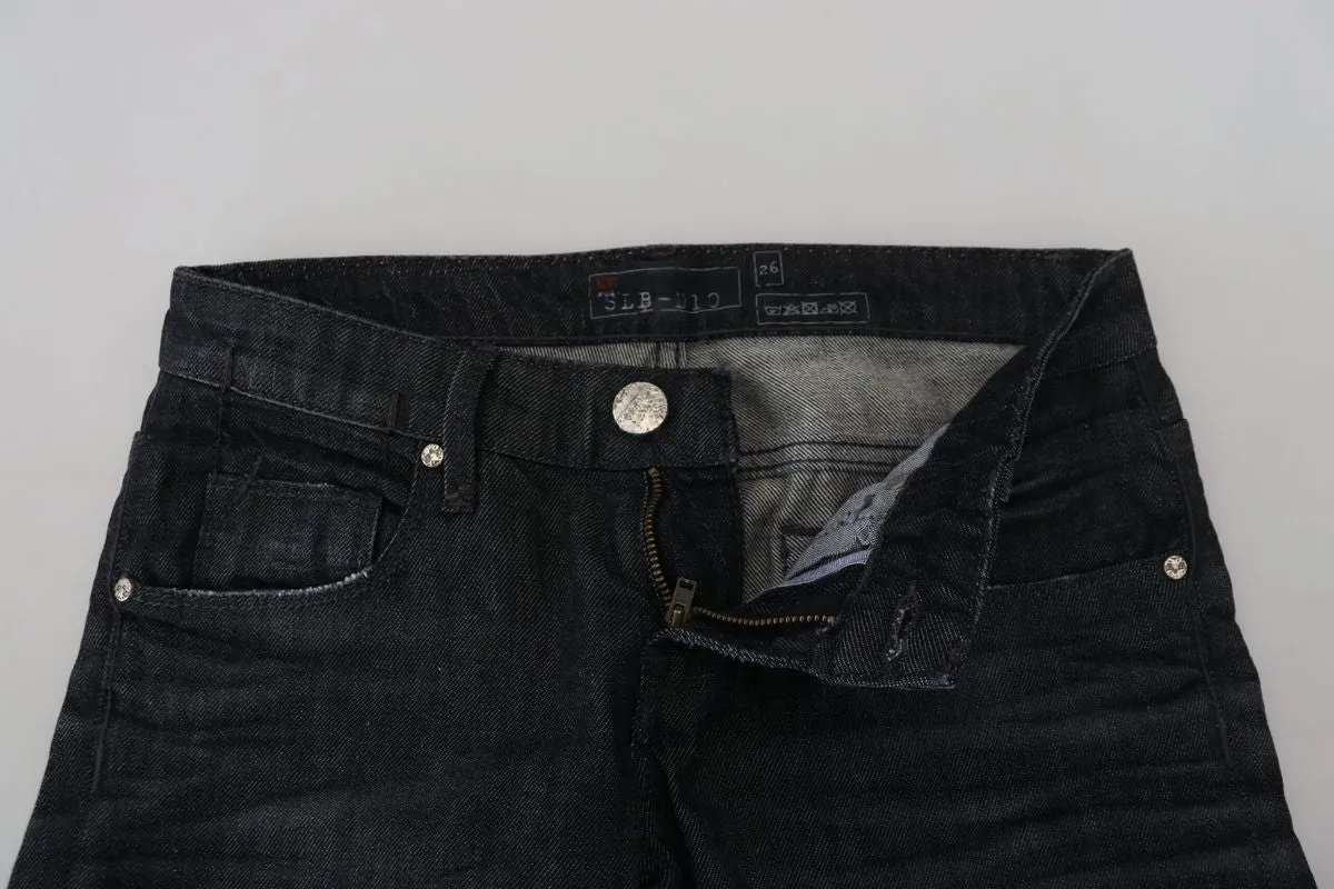 Acht  Cotton Low Waist Slim Fit Women Casual blue Women's Jeans
