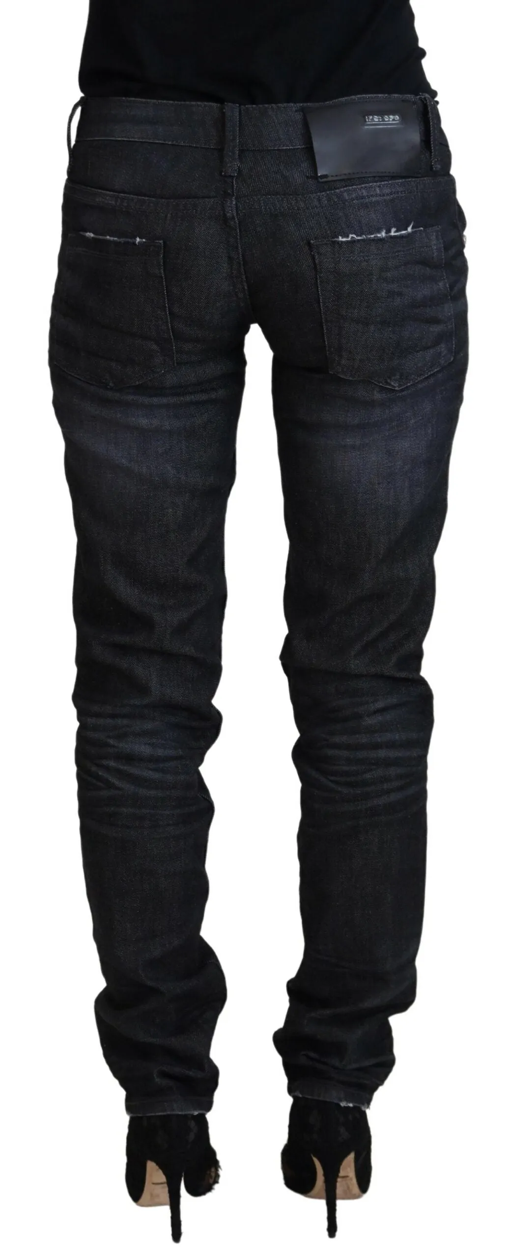 Acht  Cotton Low Waist Slim Fit Women Casual blue Women's Jeans