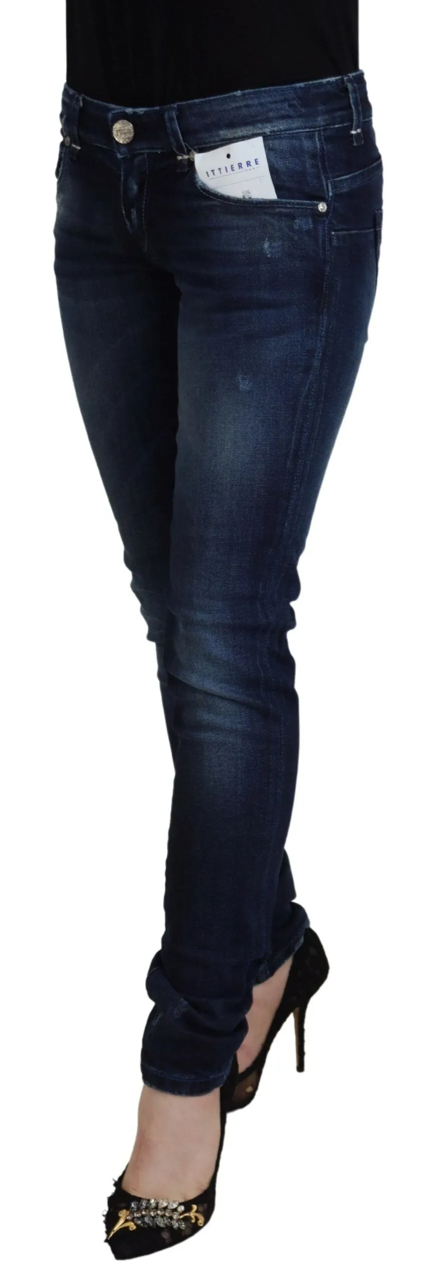 Acht  Cotton Low Waist Slim Fit Women Casual  Women's Jeans
