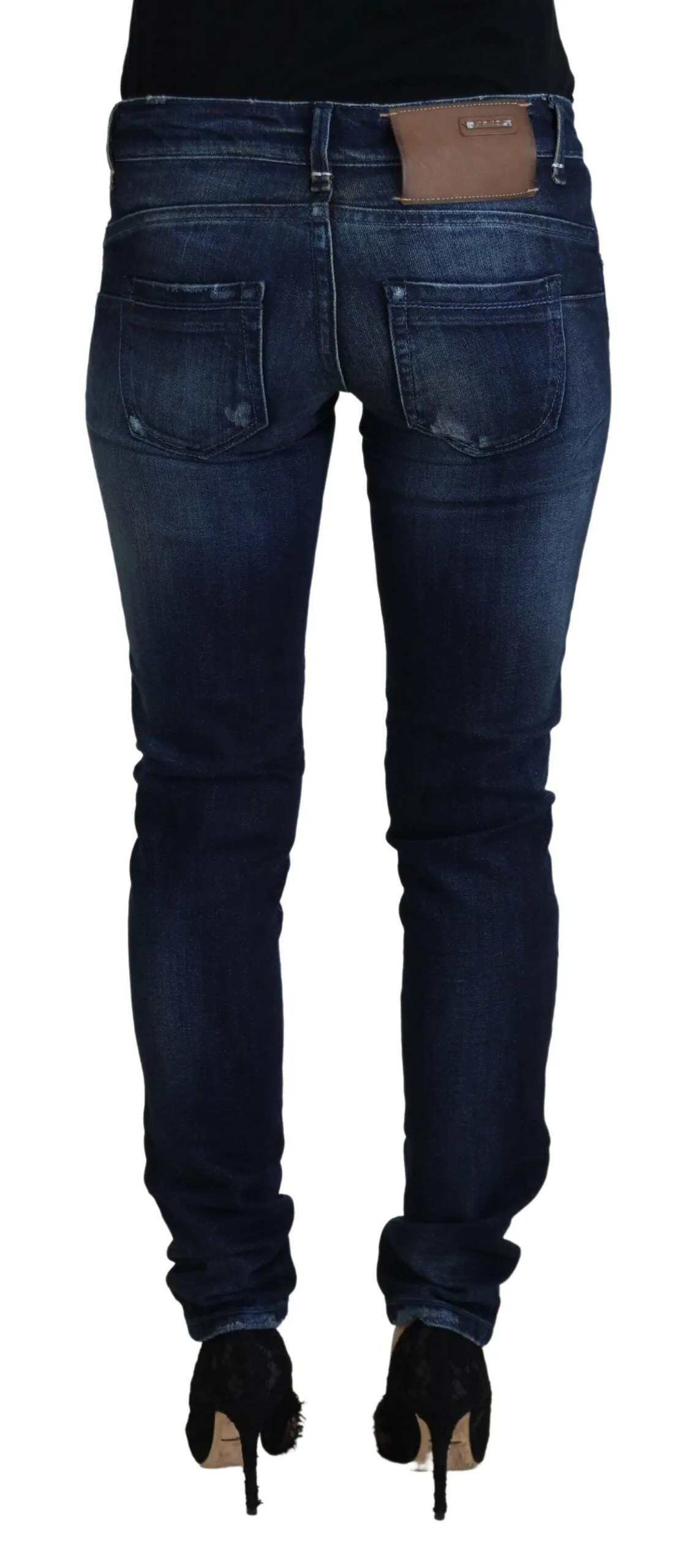 Acht  Cotton Low Waist Slim Fit Women Casual  Women's Jeans