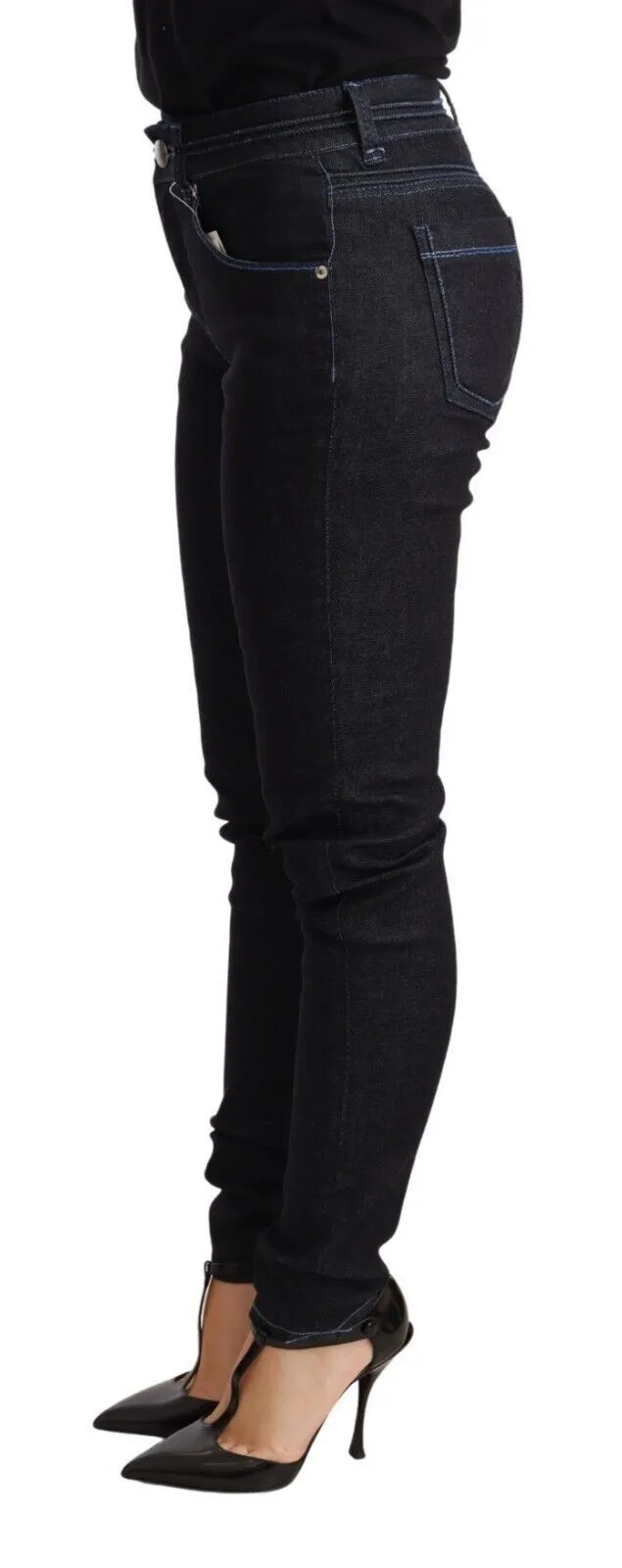 Acht  Cotton Low Waist Slim Fit  Women Trouser Women's Jeans