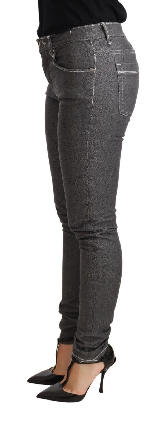 Acht  Low Waist Skinny blue Trouser Women's Jeans