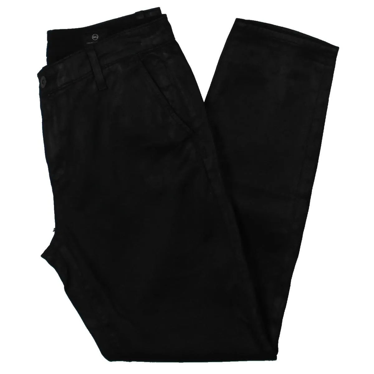 Adriano Goldschmied Womens Caden Solid Mid-Rise Classic Straight Jeans