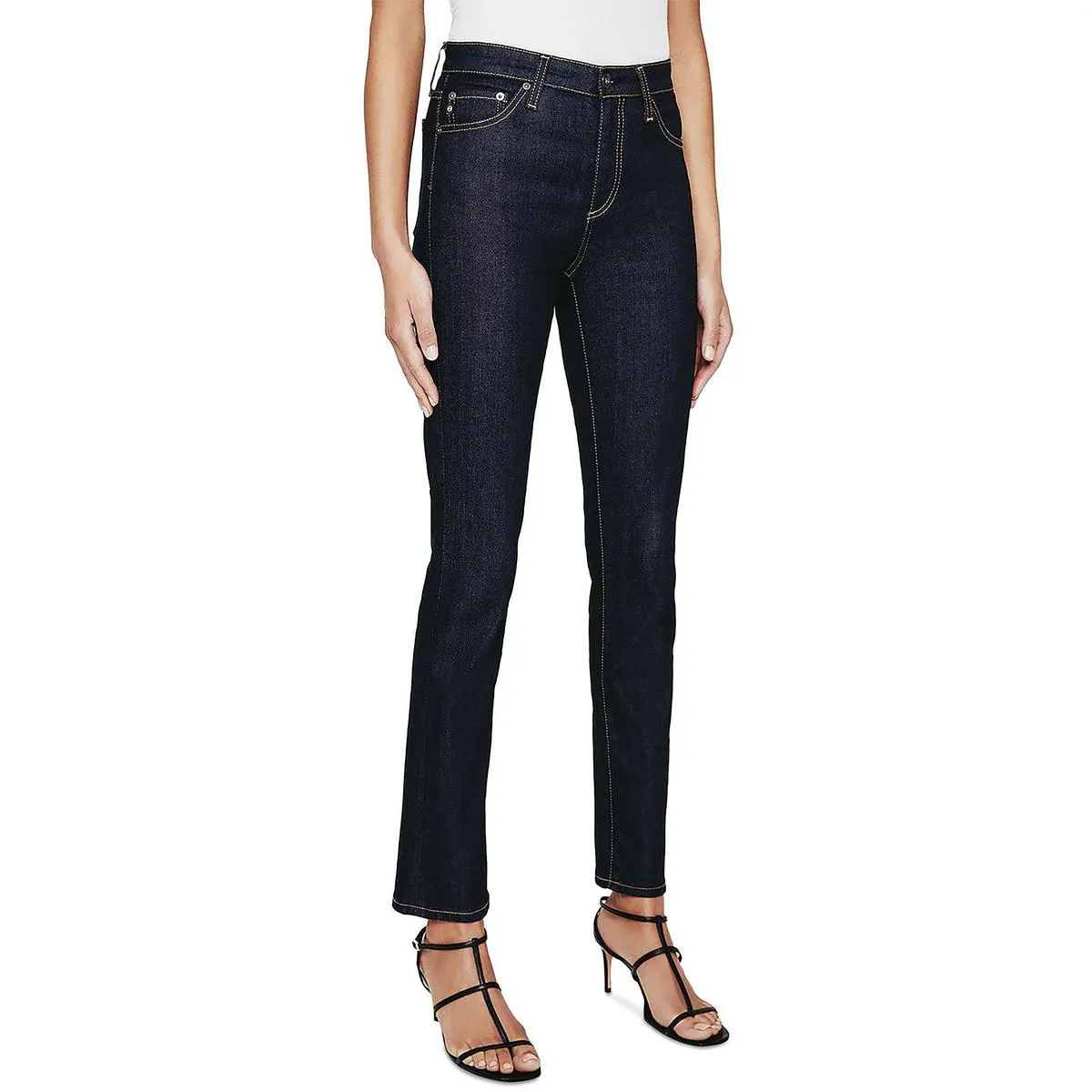 AG Adriano Goldschmied Womens Mari High-Rise Denim Bootcut Jeans