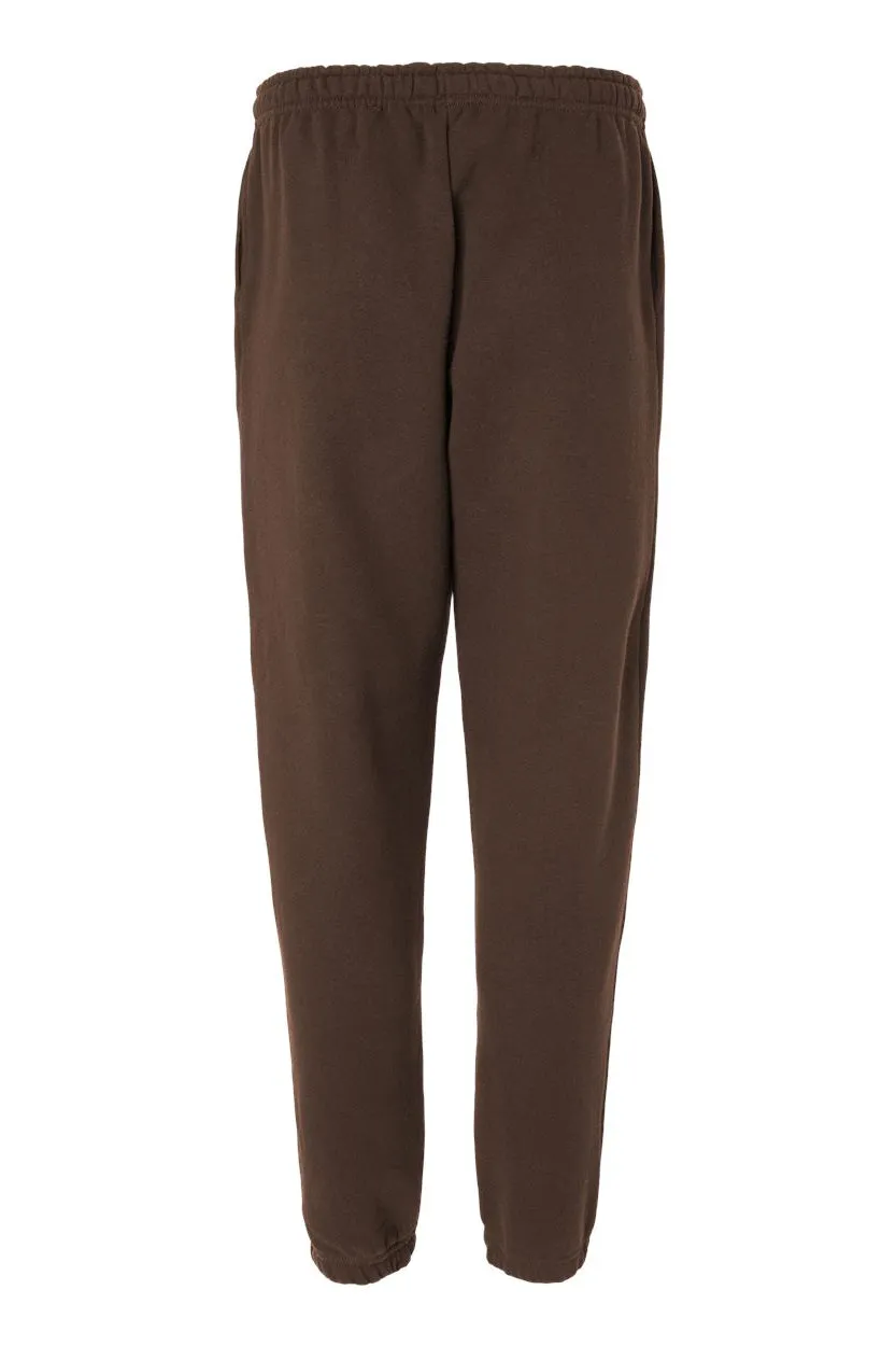 American Apparel Mens ReFlex Fleece Sweatpants w/ Pockets - Brown