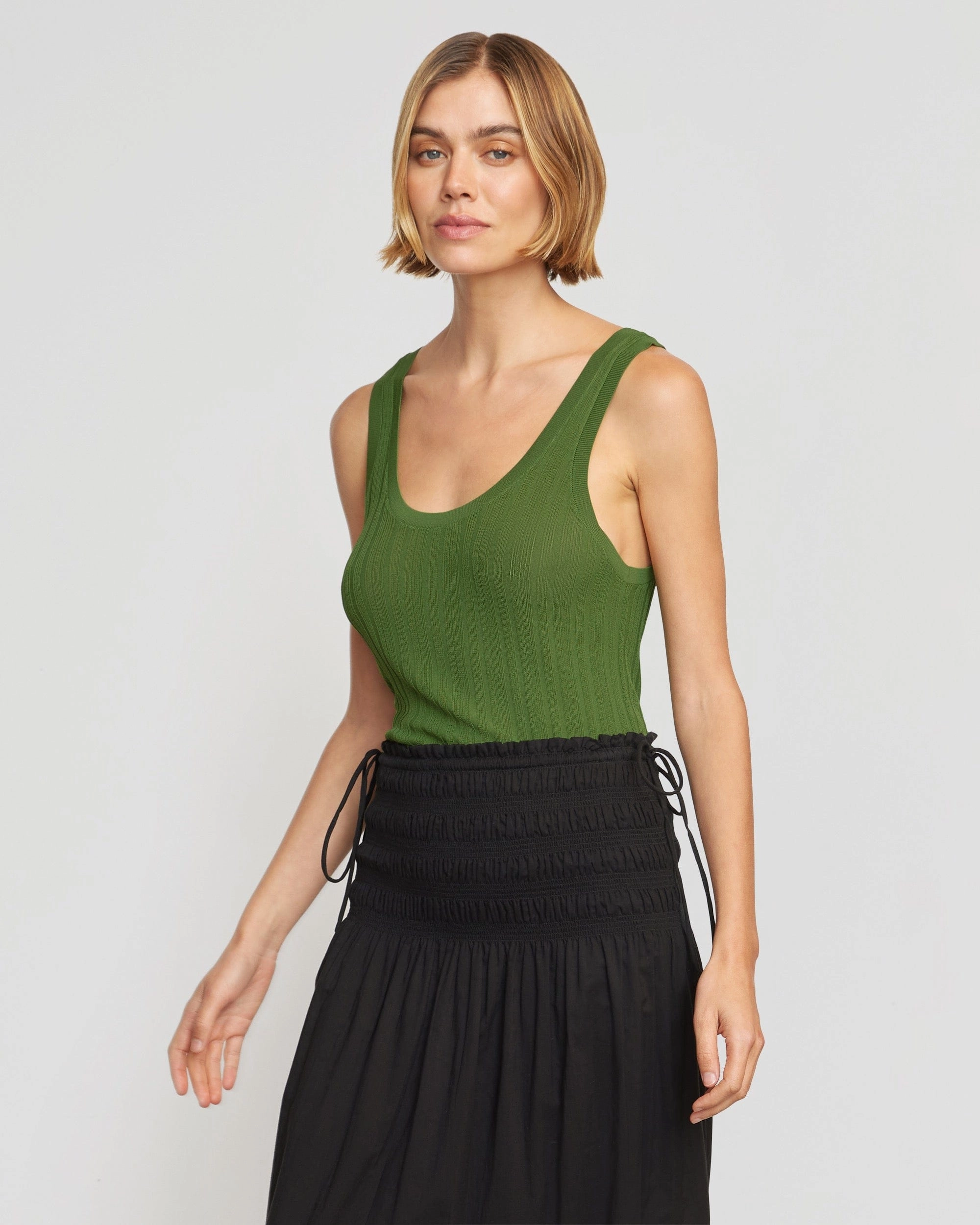 Andee Ribbed Sweater Tank