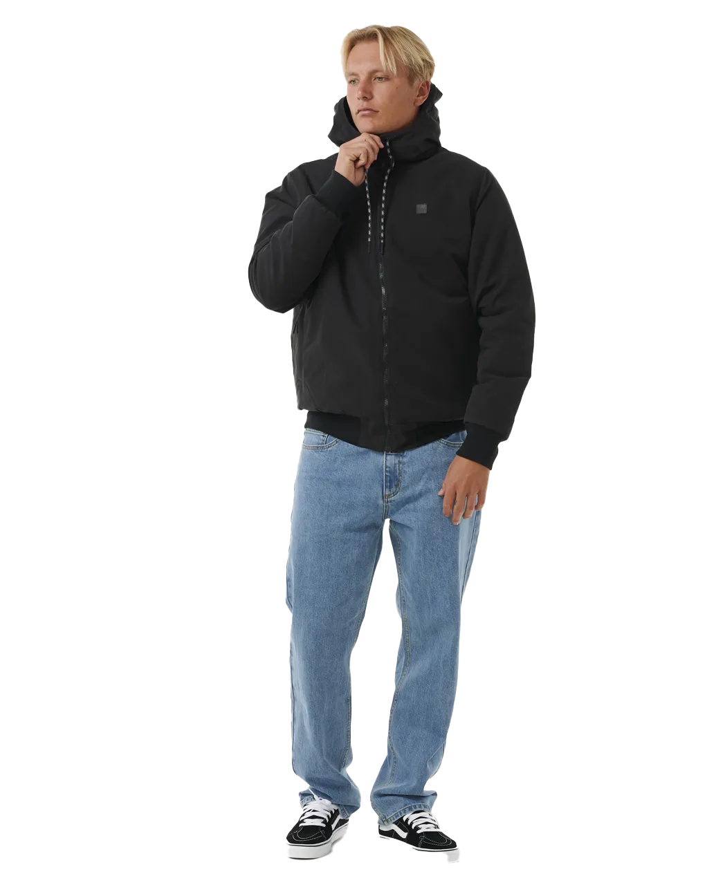 Anti-Series One Shot Tech Jacket in Black