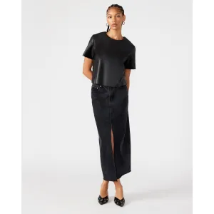 Avani Denim Skirt Black