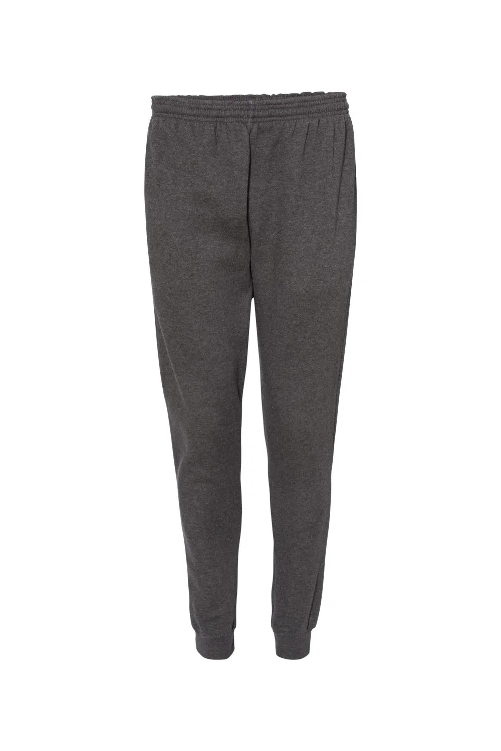 Badger Mens Athletic Fleece Jogger Sweatpants w/ Pockets - Charcoal Grey