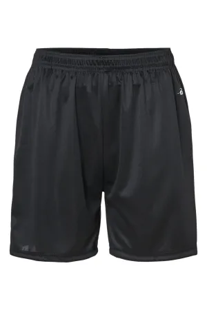 Badger Mens B-Core Moisture Wicking Shorts w/ Pockets - Black