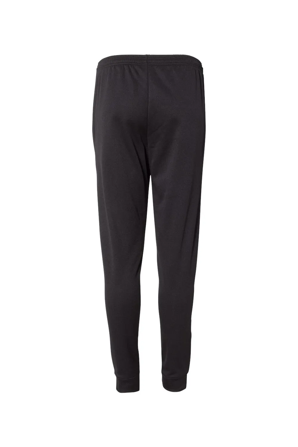 Badger Mens Performance Moisture Wicking Fleece Jogger Sweatpants w/ Pockets - Black