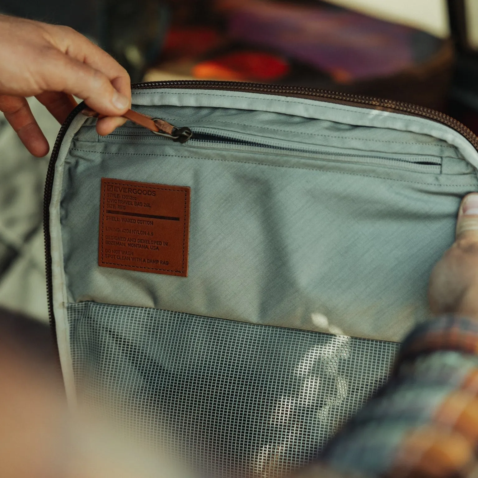 Bags Evergoods Civic Travel Bag 26L - Waxed Canvas