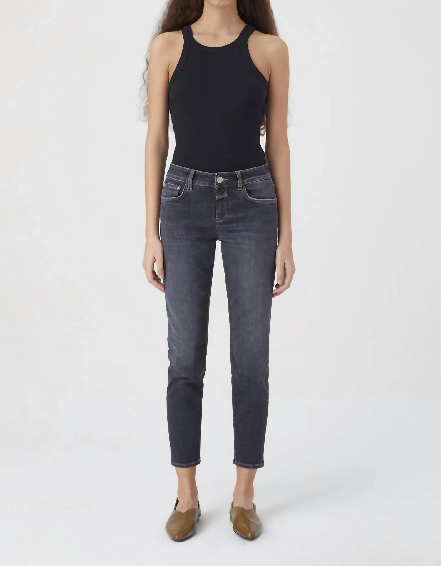 Baker Jean In Dark Grey