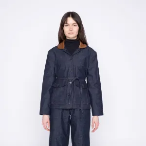 Balmoral Jacket - Slub Nep Rinsed - Indigo
