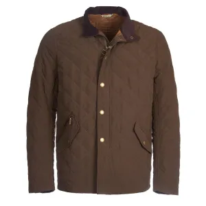 Barbour Shoveler Quilted Jacket Dark Olive