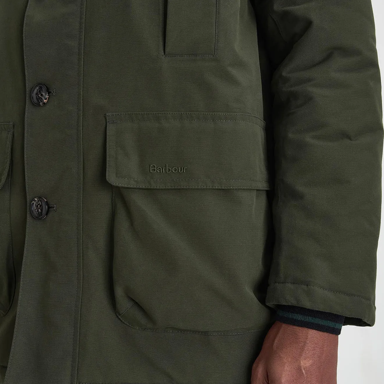 Barbour Winter Beaufort Waterproof Parka Sage