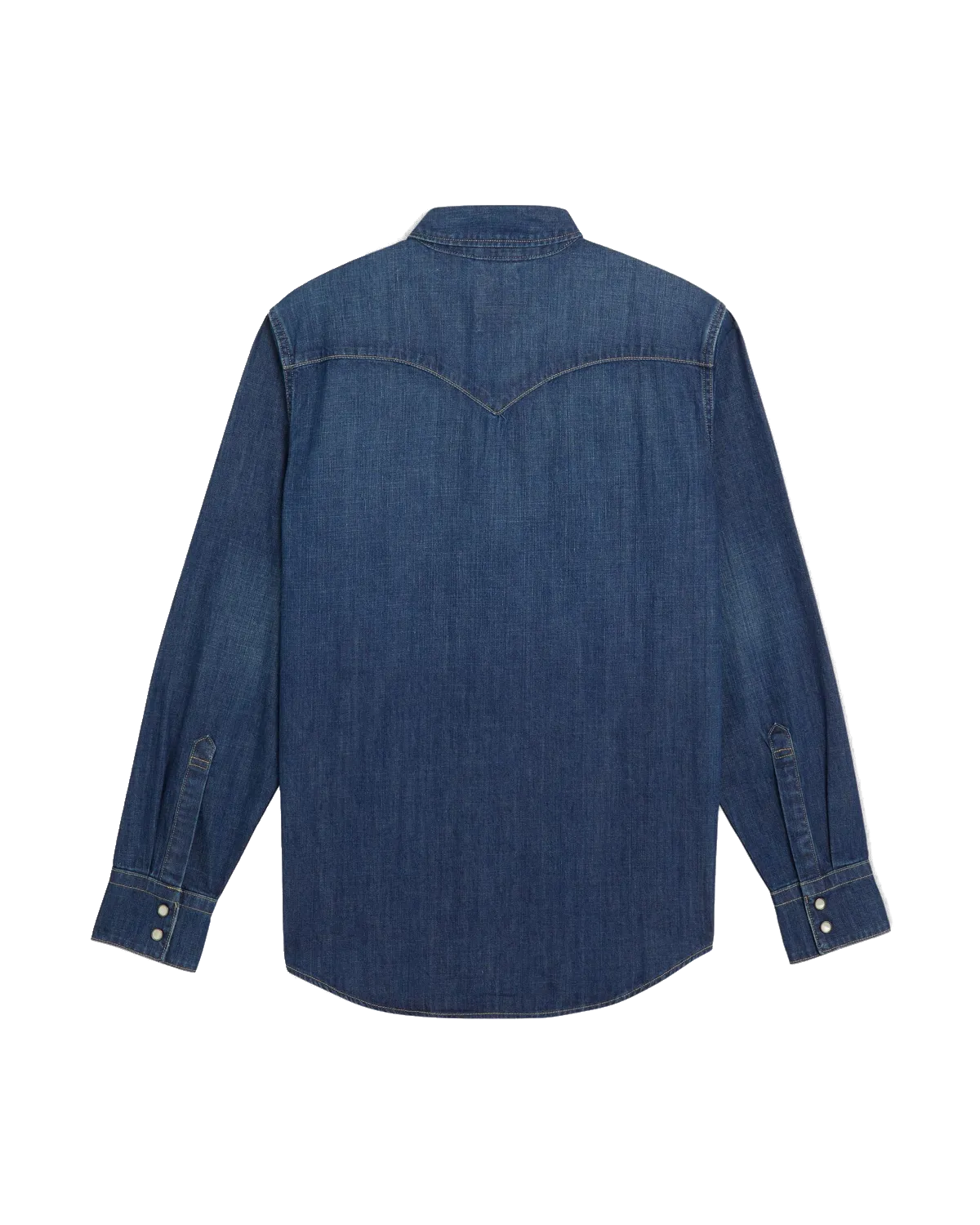 Barstow Standard Western Shirt in Riverside Dark Wash