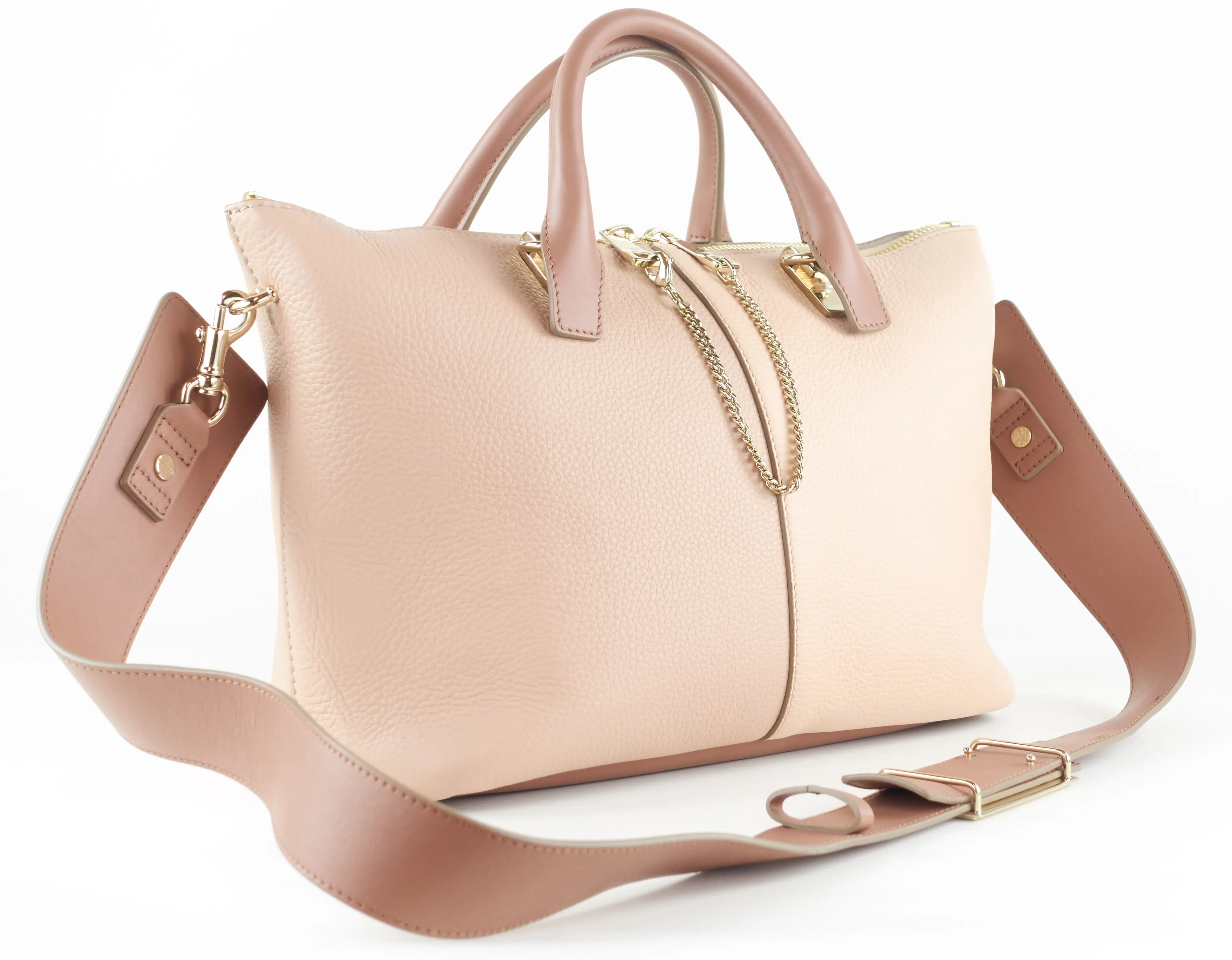Baylee Leather Two Tone Medium Bag Bags_Chloé
