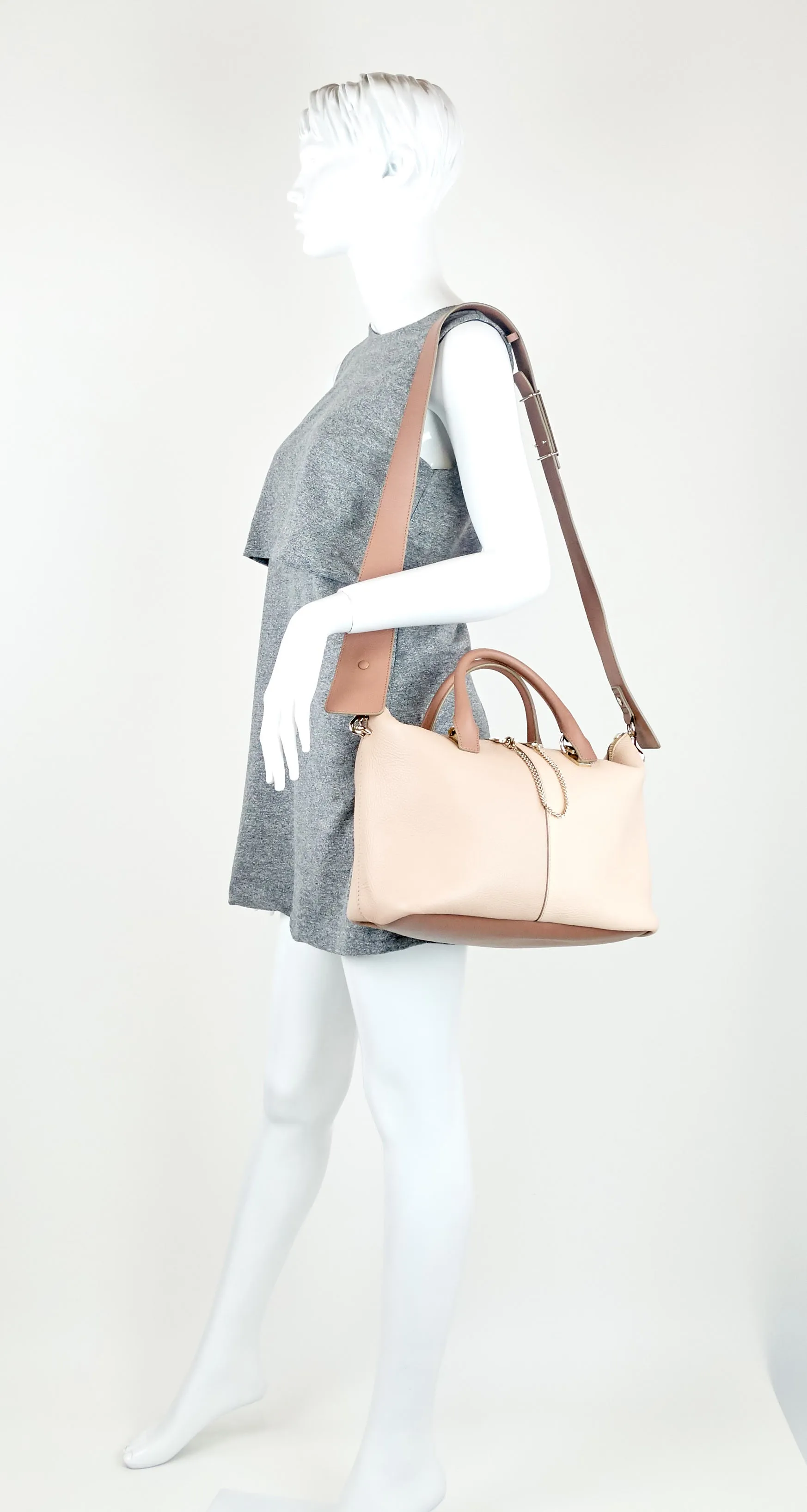 Baylee Leather Two Tone Medium Bag Bags_Chloé