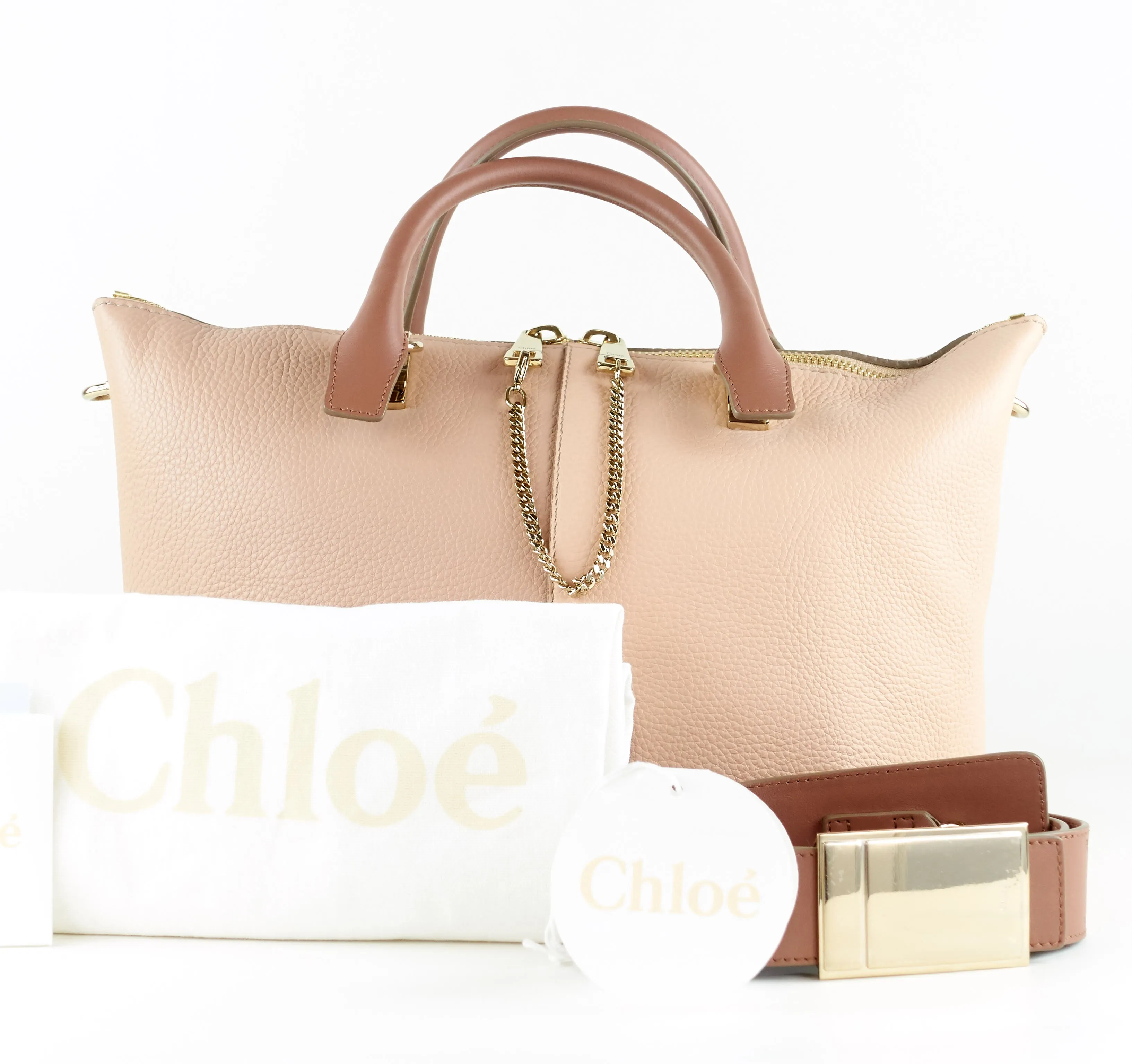 Baylee Leather Two Tone Medium Bag Bags_Chloé