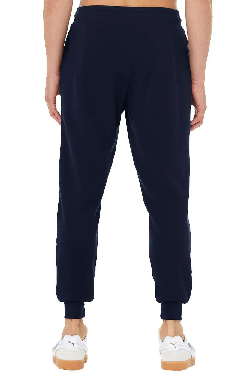 Bella   Canvas Mens Jogger Sweatpants w/ Pockets - Navy Blue