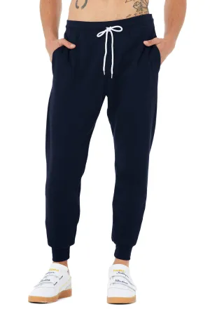 Bella   Canvas Mens Jogger Sweatpants w/ Pockets - Navy Blue