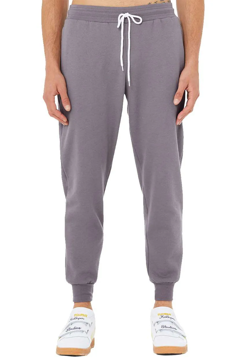 Bella   Canvas Mens Jogger Sweatpants w/ Pockets - Storm Grey