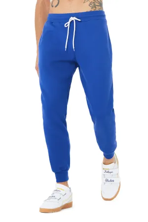Bella   Canvas Mens Jogger Sweatpants w/ Pockets - True Royal Blue