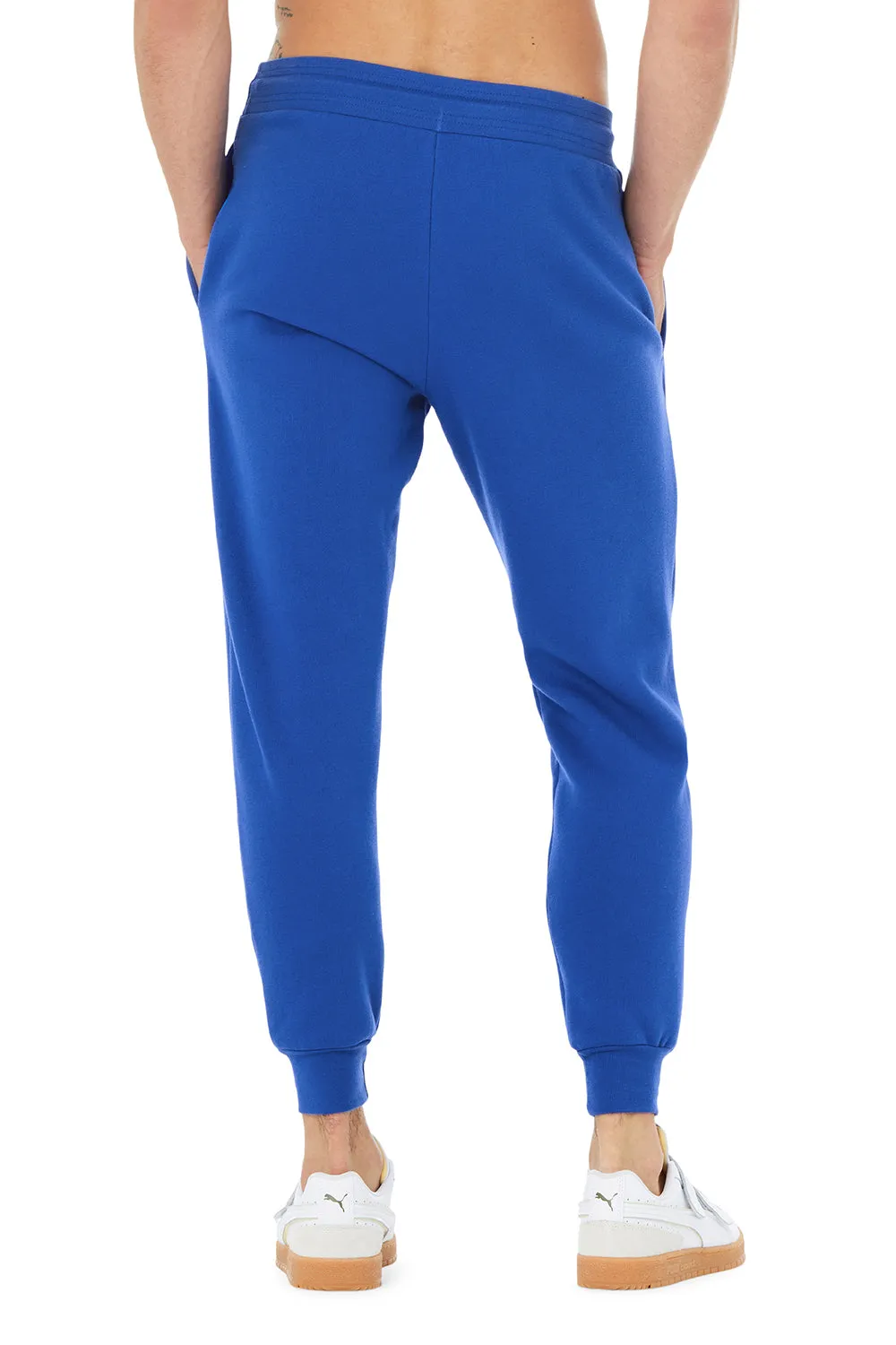 Bella   Canvas Mens Jogger Sweatpants w/ Pockets - True Royal Blue