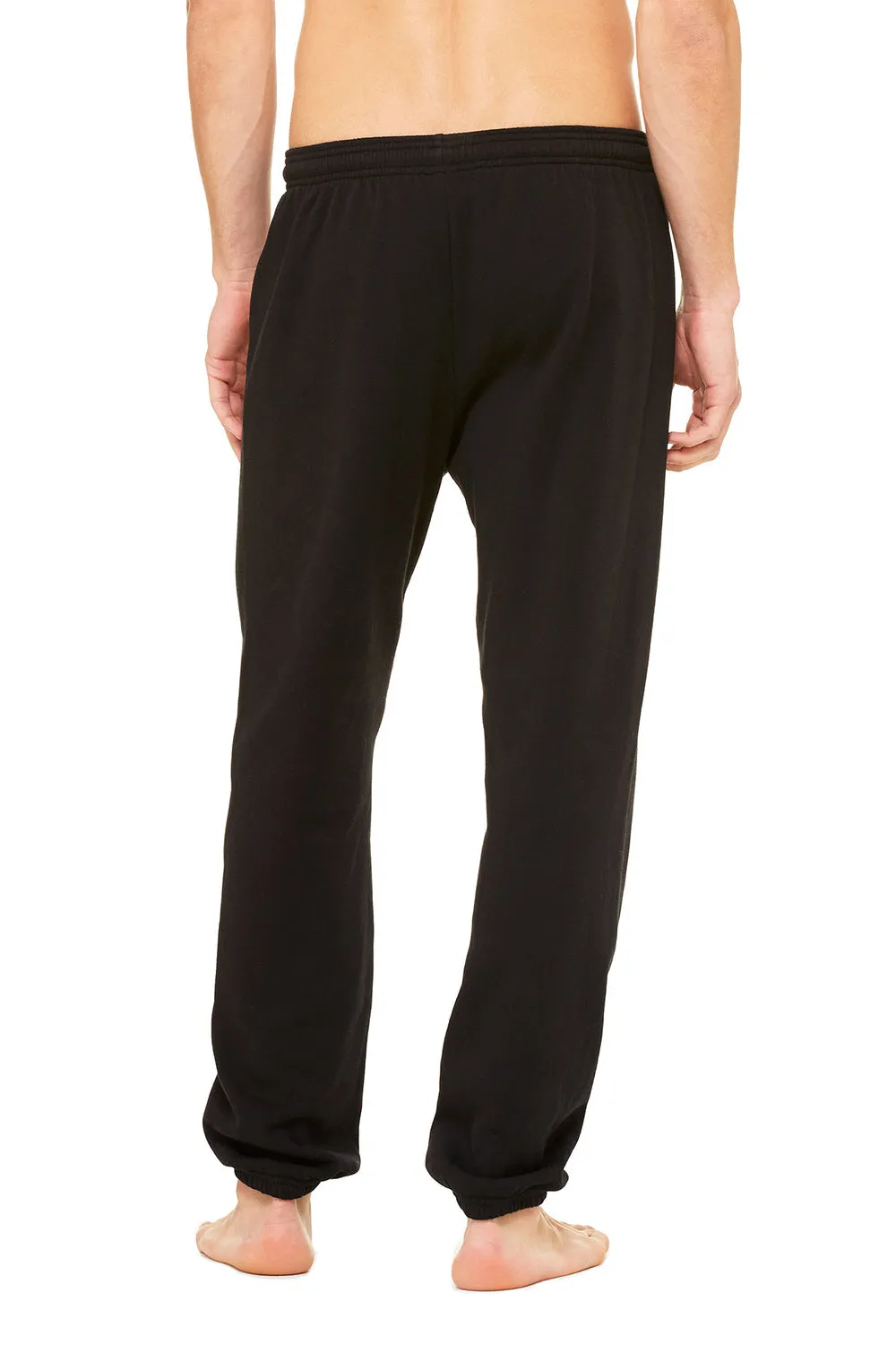 Bella   Canvas Mens Sponge Fleece Scrunch Sweatpants - Black