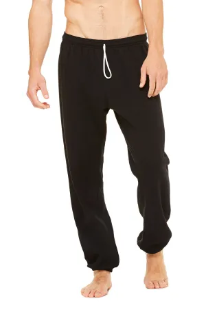Bella   Canvas Mens Sponge Fleece Scrunch Sweatpants - Black