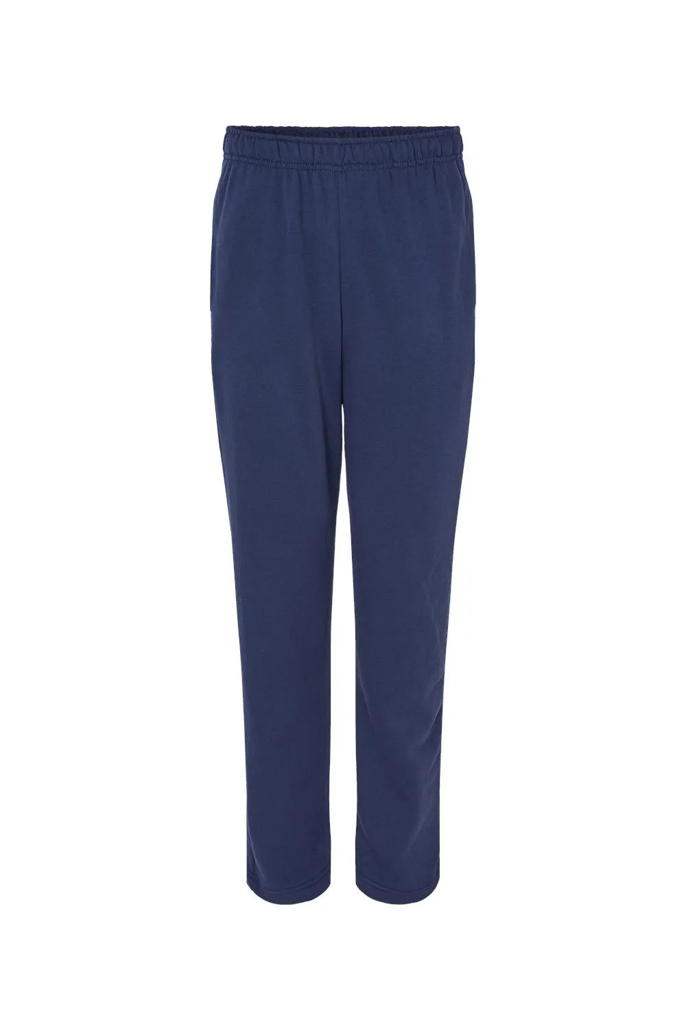Bella   Canvas Mens Straight Leg Sweatpants w/ Pockets - Navy Blue