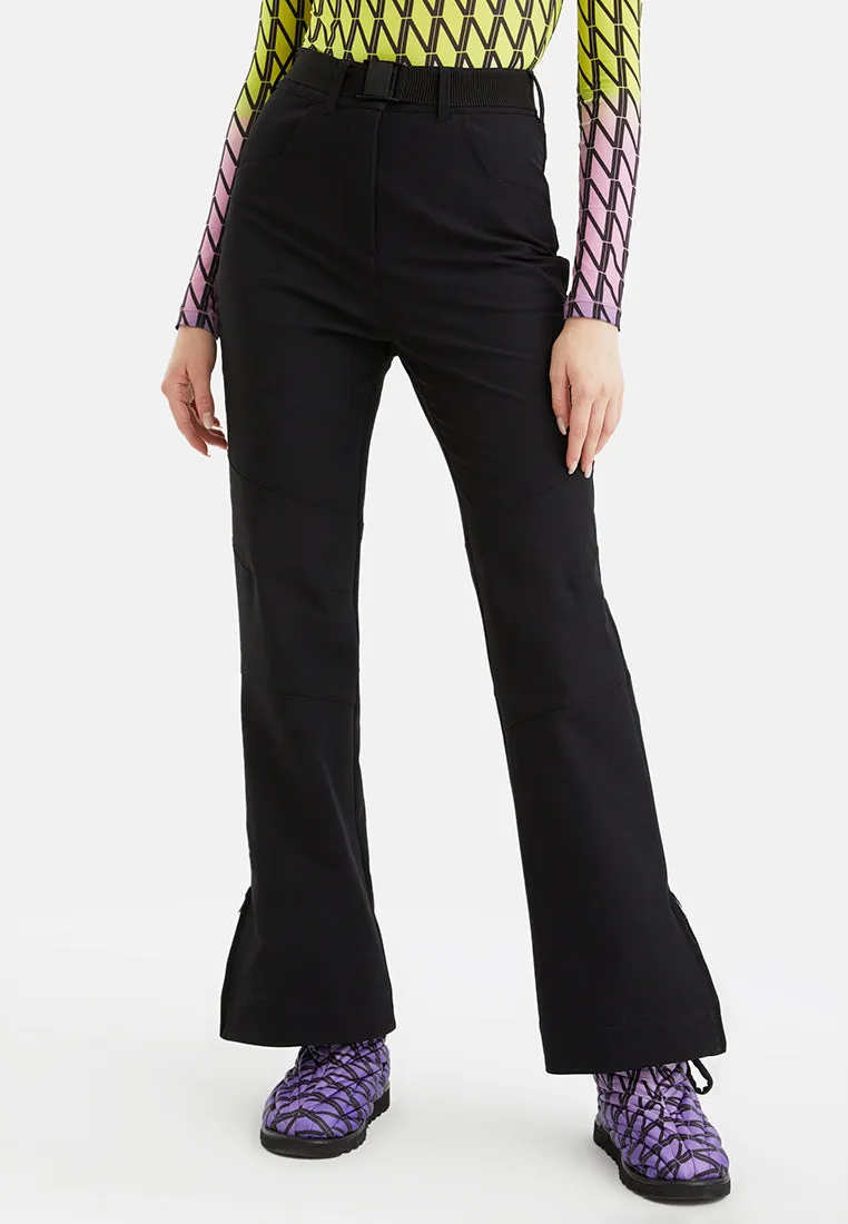 Belted High-Waisted Jeans