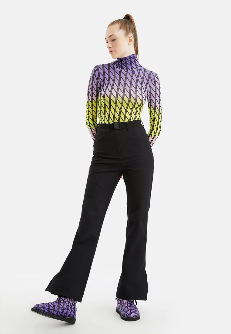 Belted High-Waisted Jeans