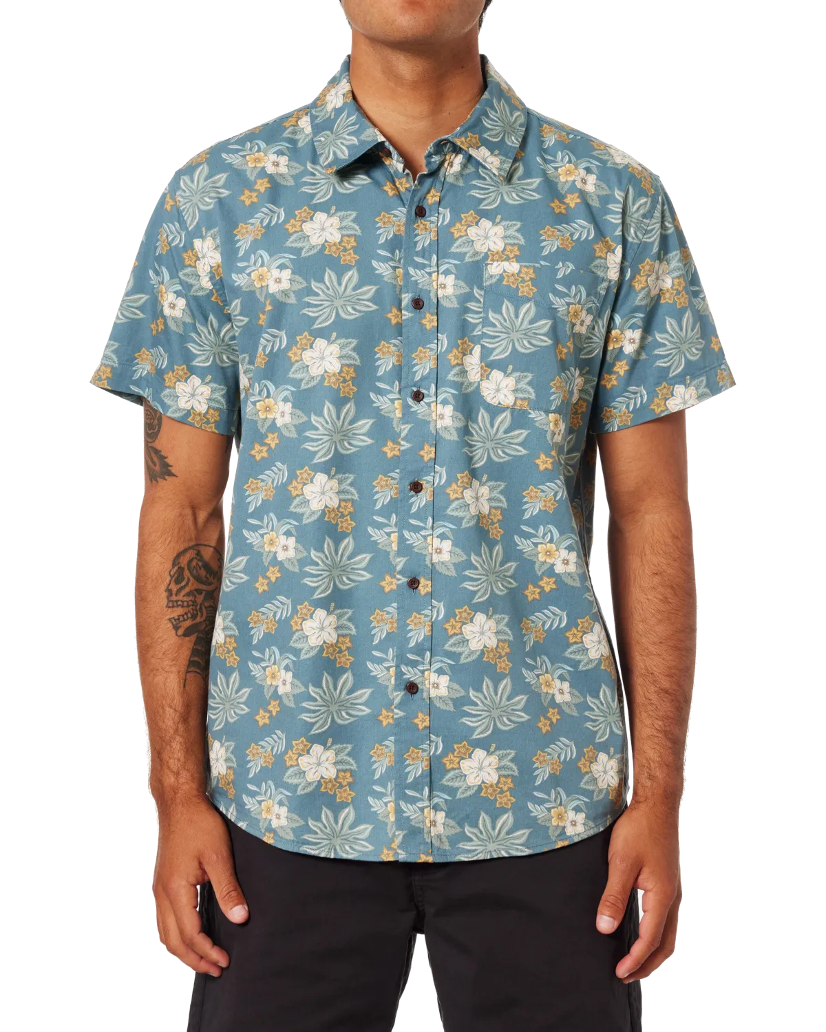 Benji Shirt in Atlantic Green