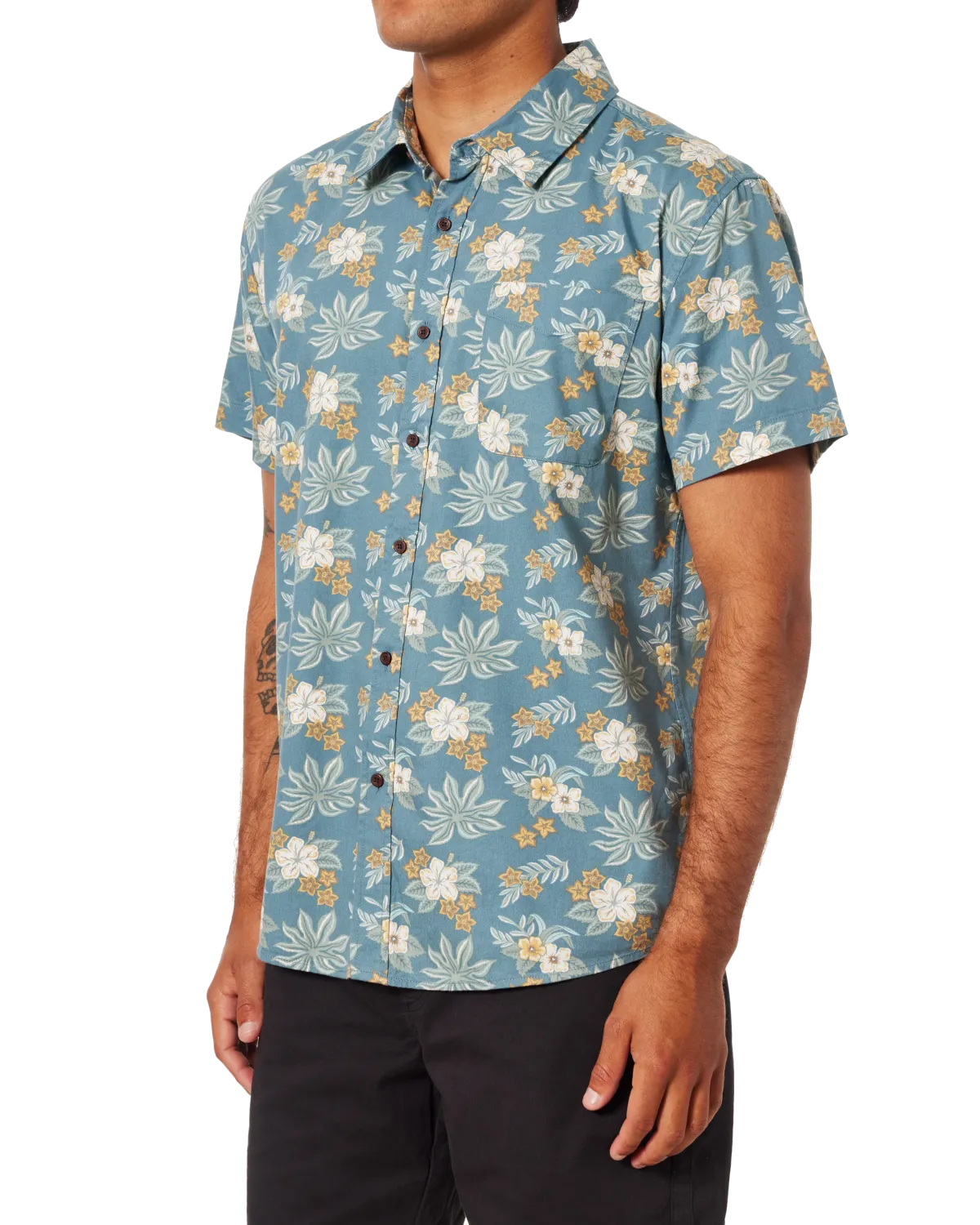 Benji Shirt in Atlantic Green