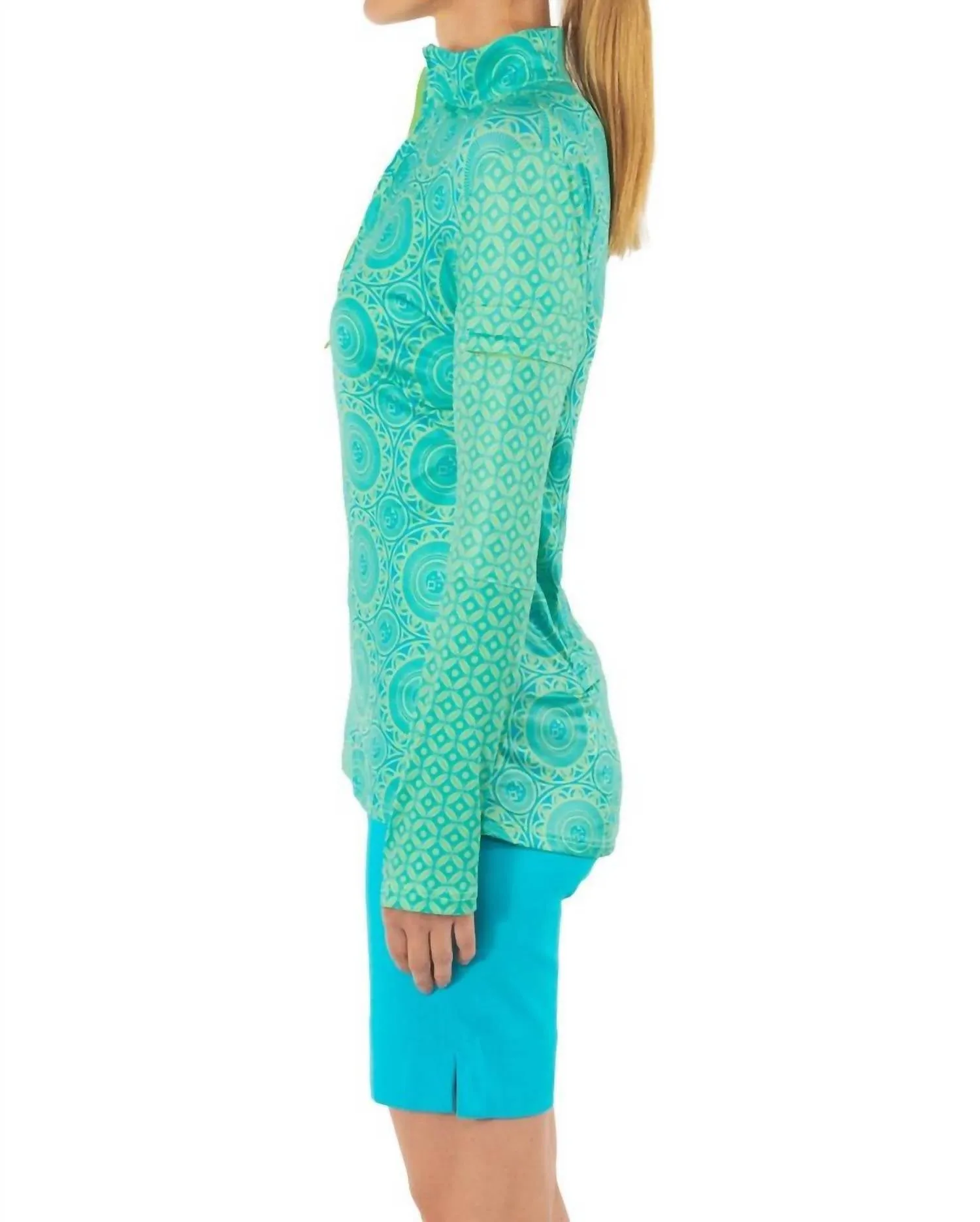 Bermuda Shorts In Turquoise