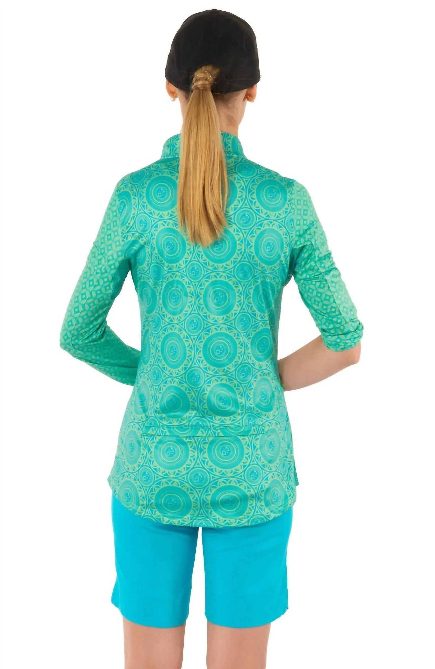 Bermuda Shorts In Turquoise