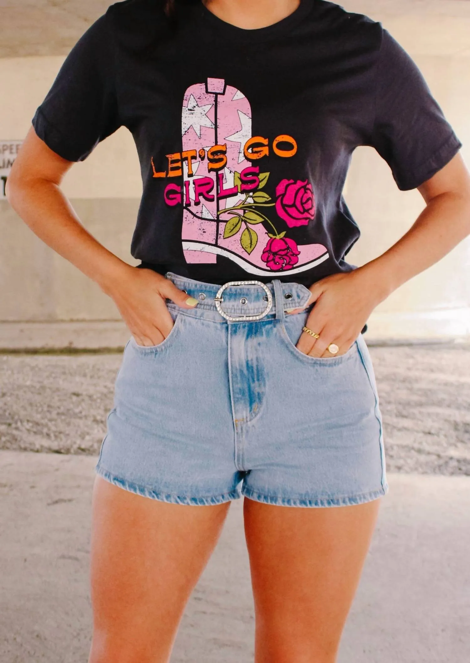Best For Me Shorts In Blue Denim