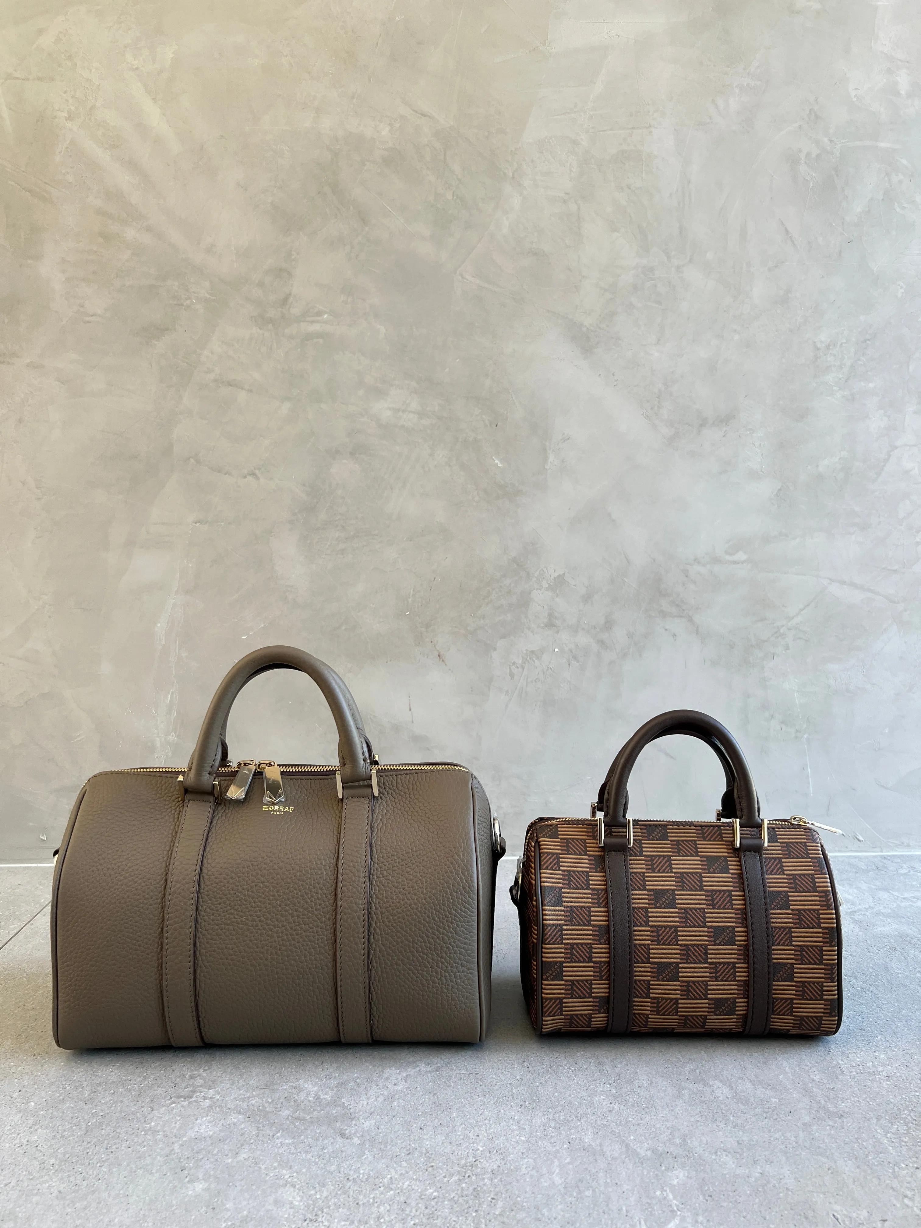 Boston Mini Travel Calf, Chocolate Moreau Bags