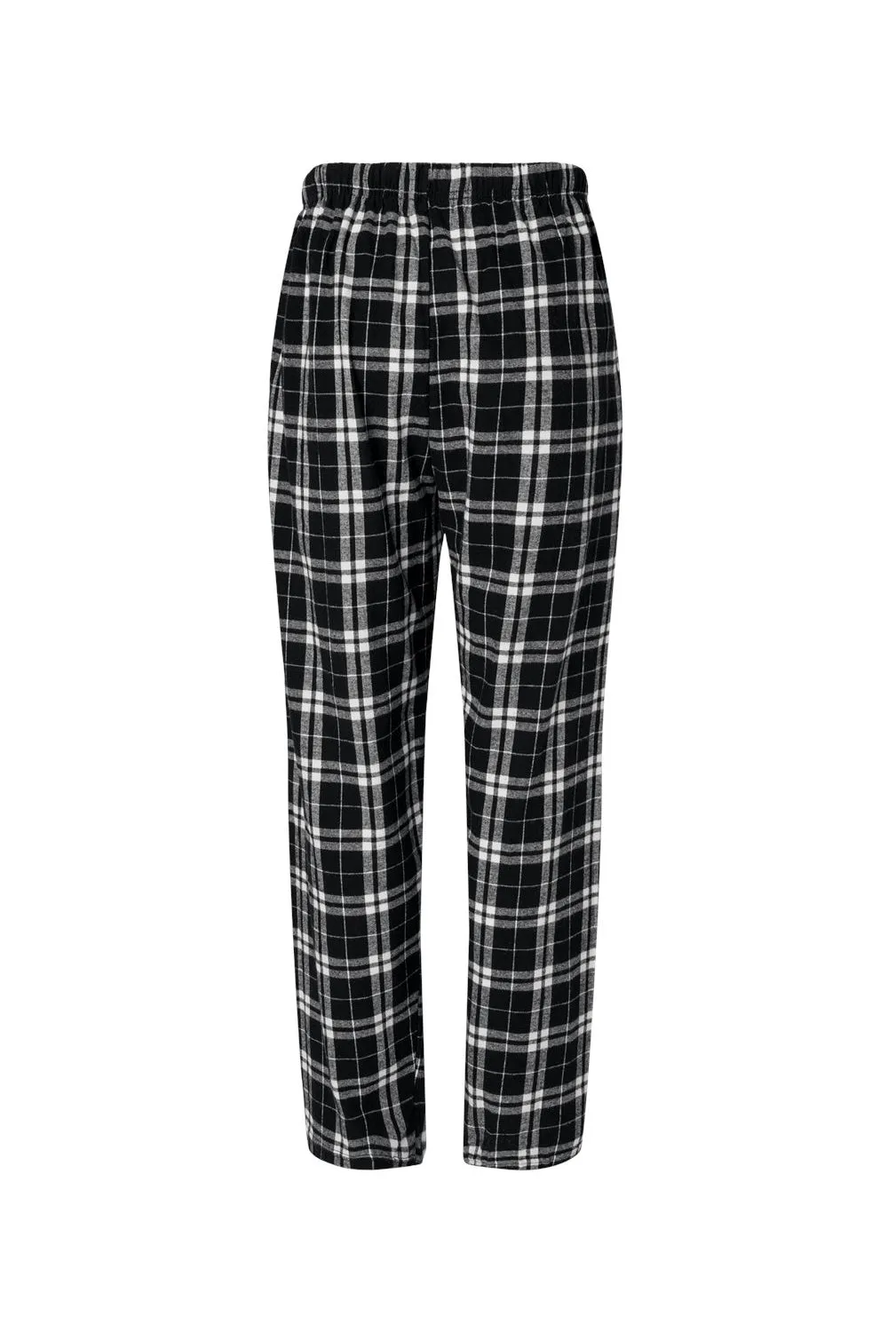 Boxercraft Mens Harley Flannel Pants w/ Pockets - Black/White