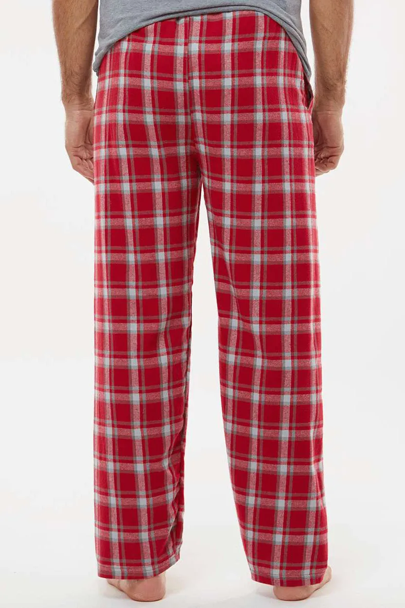 Boxercraft Mens Harley Flannel Pants w/ Pockets - Heritage Garnet Red Plaid