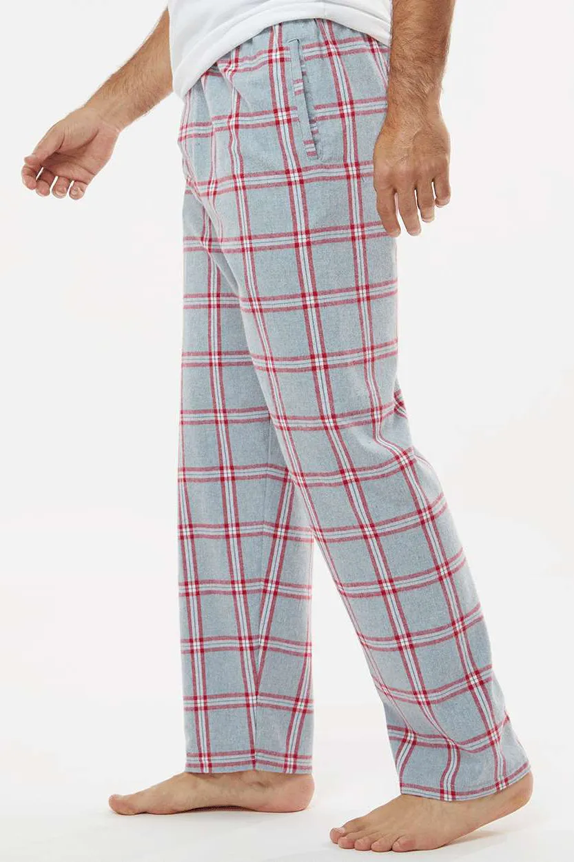 Boxercraft Mens Harley Flannel Pants w/ Pockets - Oxford Red Tomboy Plaid