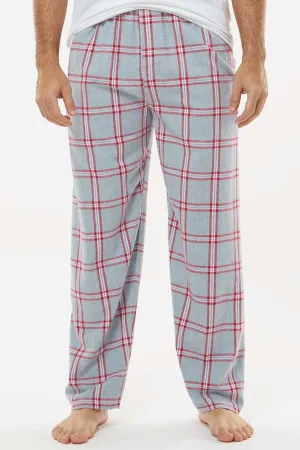 Boxercraft Mens Harley Flannel Pants w/ Pockets - Oxford Red Tomboy Plaid