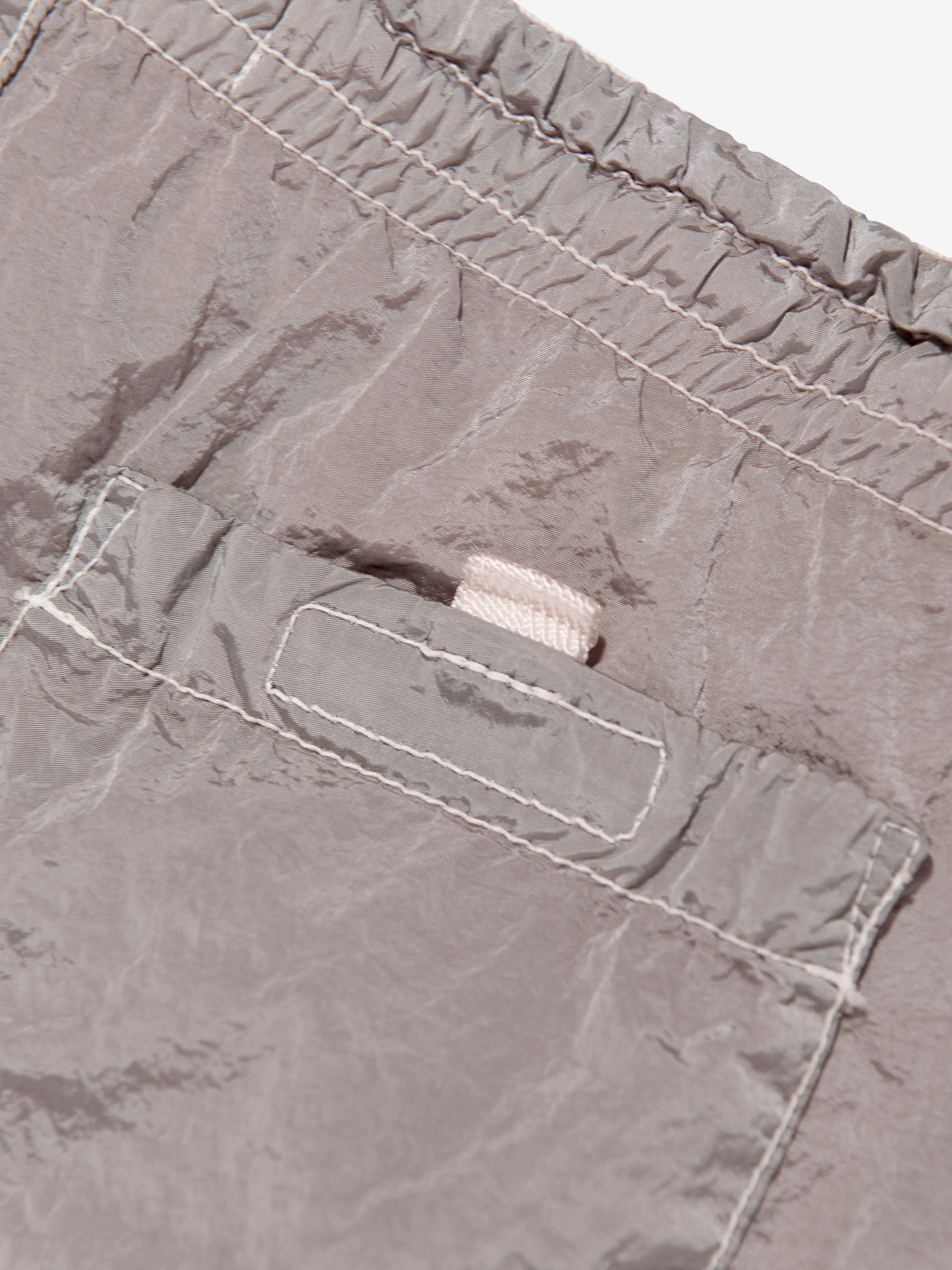 Boys Compass Logo Swim Shorts in Pink
