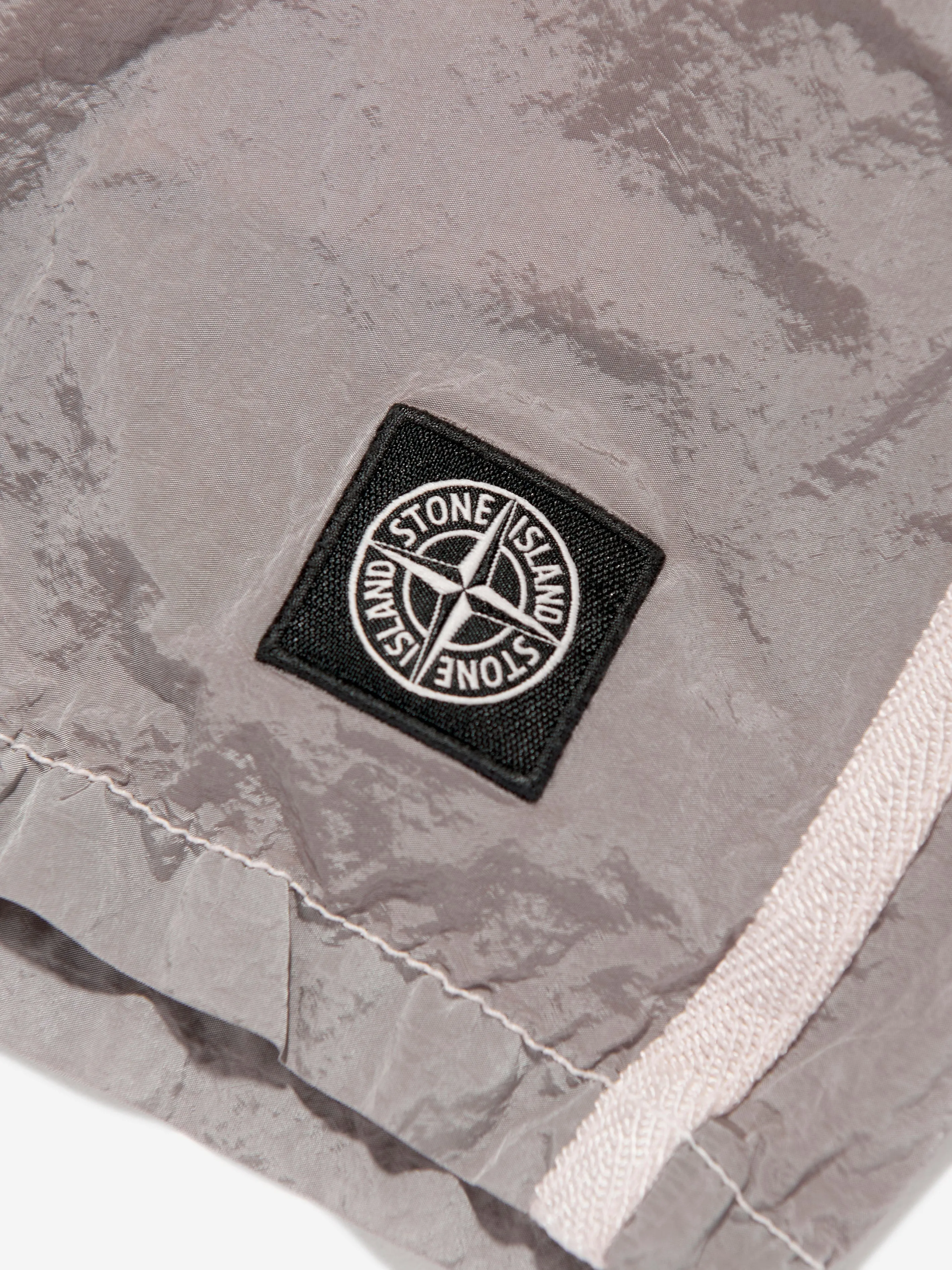 Boys Compass Logo Swim Shorts in Pink