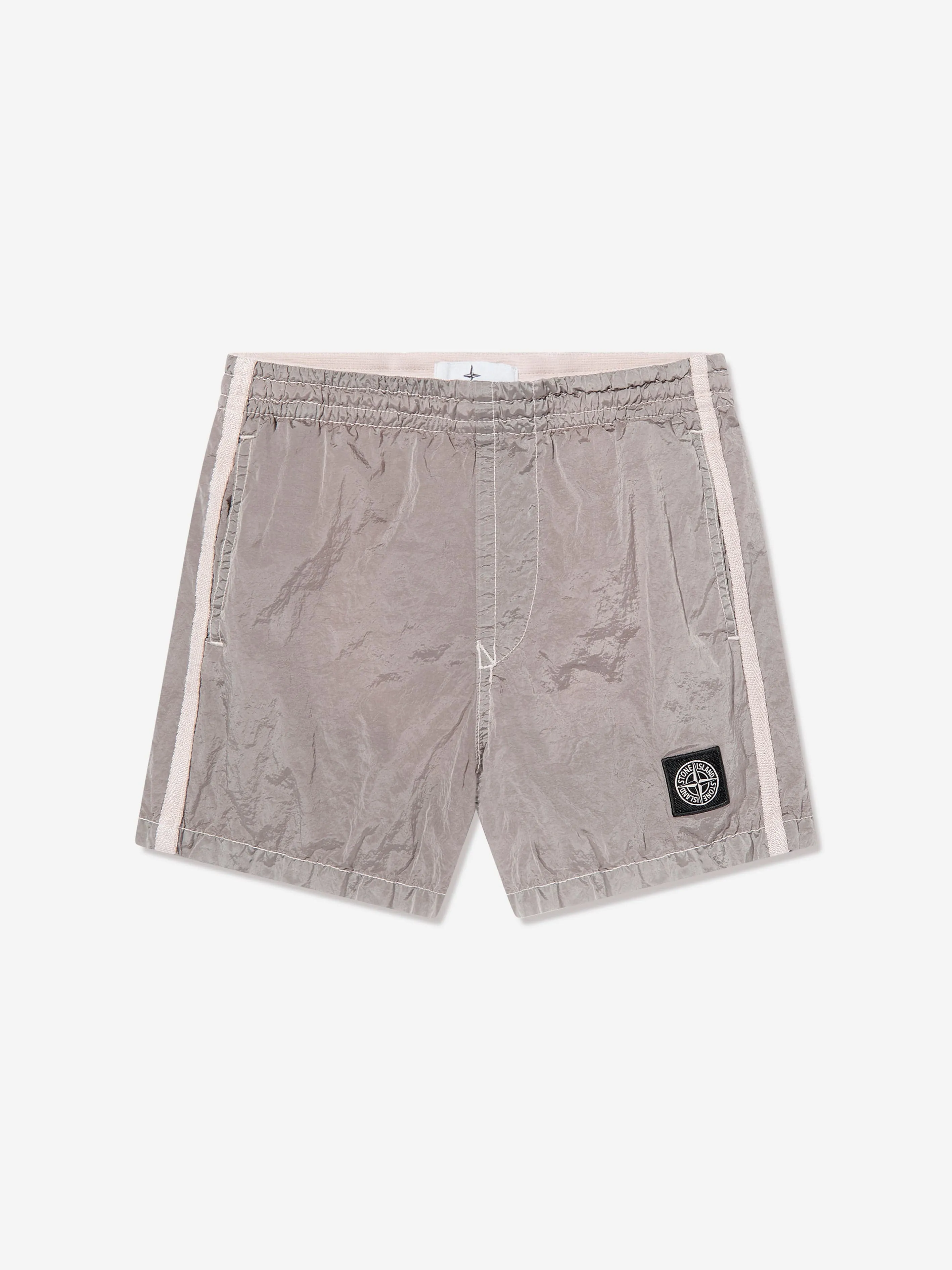 Boys Compass Logo Swim Shorts in Pink